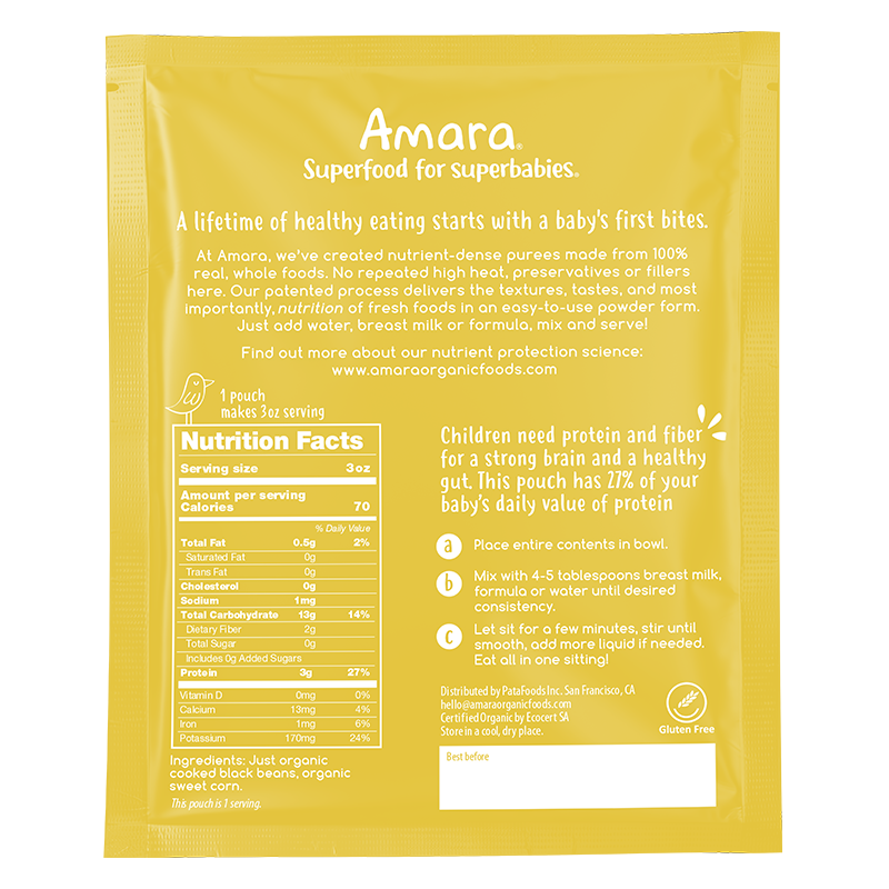 Black Bean & Sweet Corn.