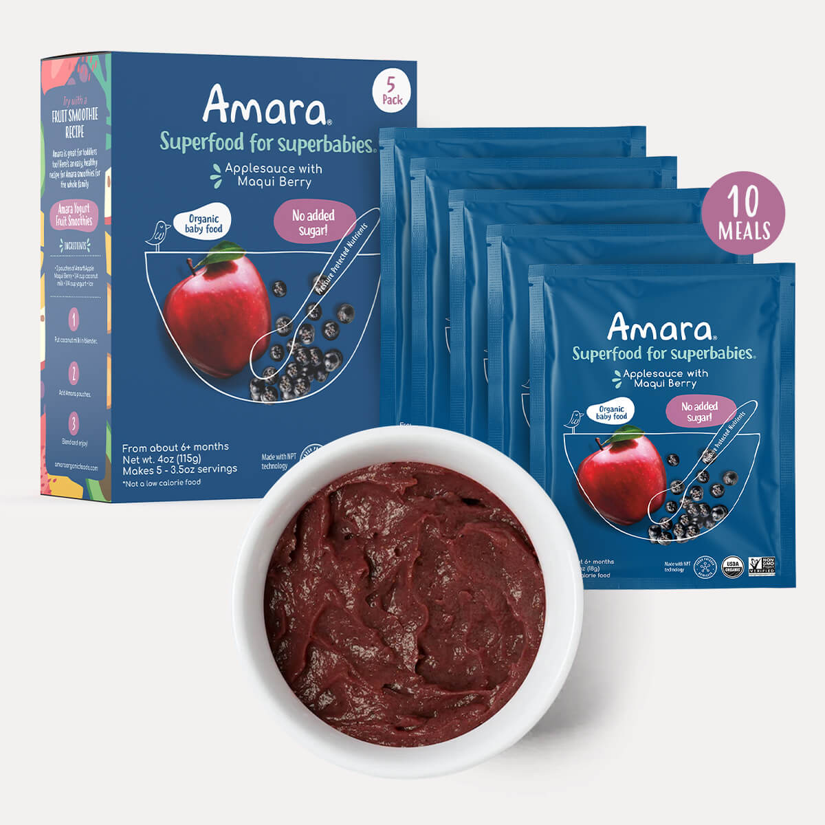 2PACK- Applesauce with Maqui Berry