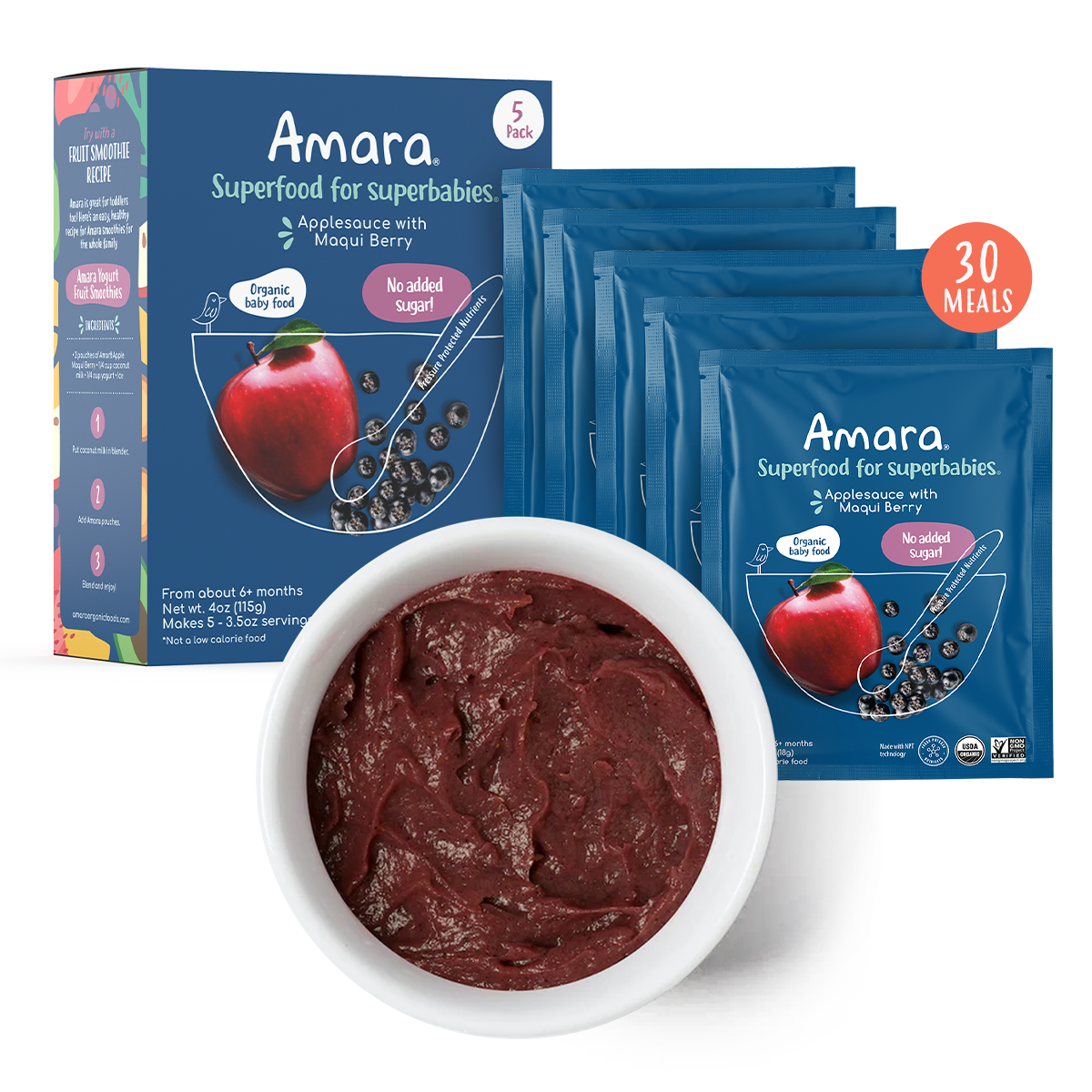 2PACK- Applesauce with Maqui Berry