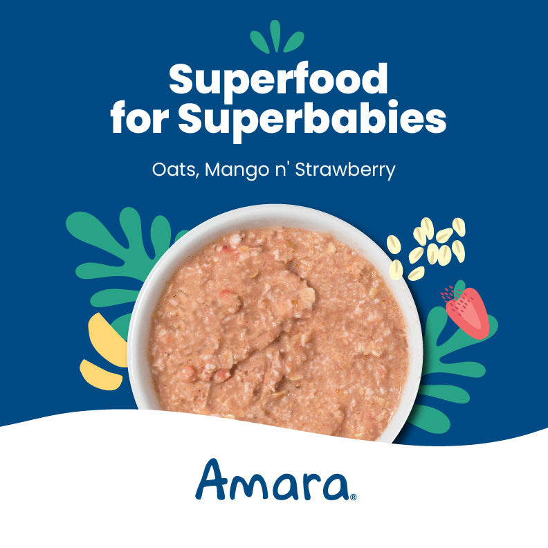Oats, Mango n' Strawberry I Ancient Grain Cereal