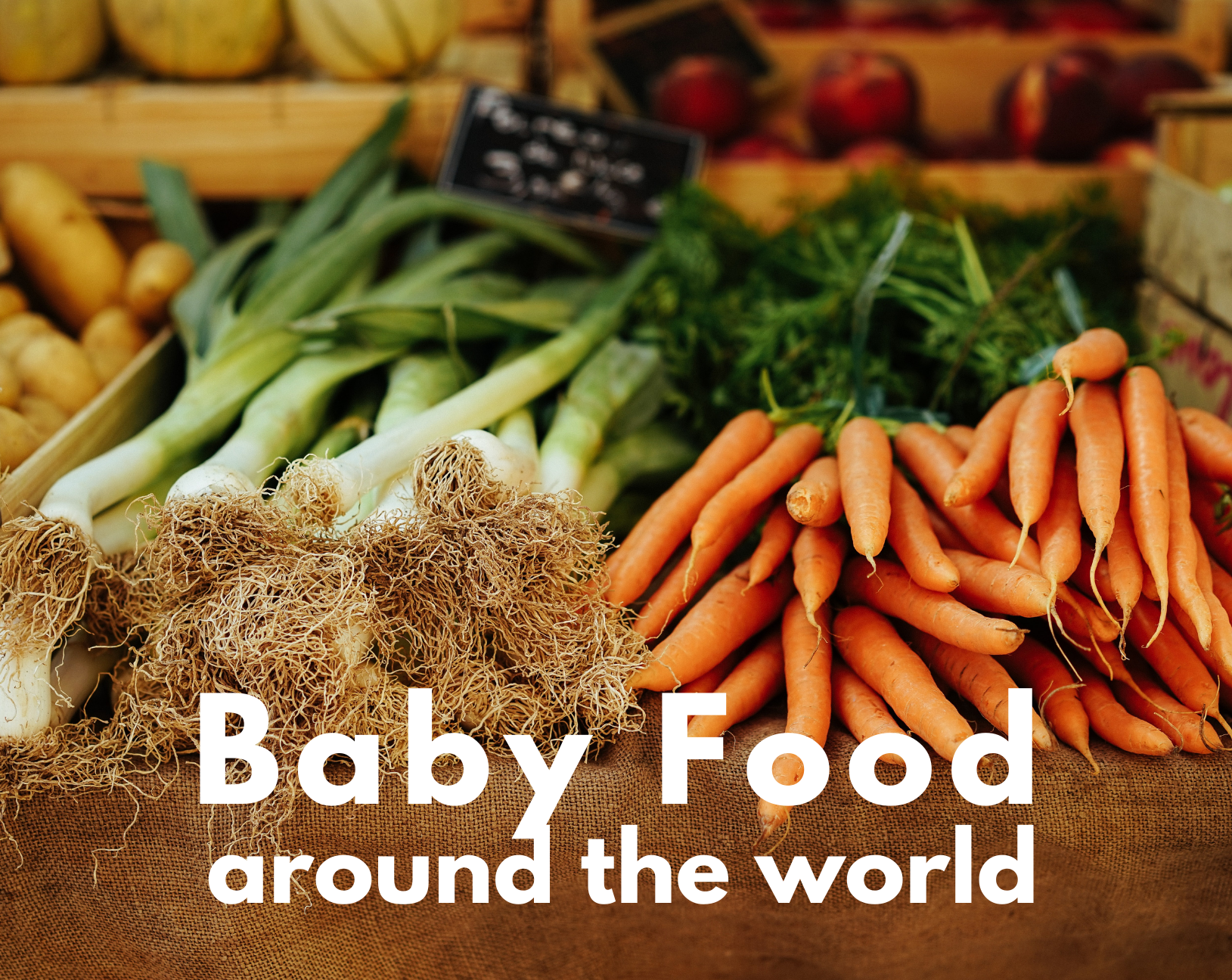 Baby Food Around the World: What Baby's First Foods are Around the World-Amara Organic Foods