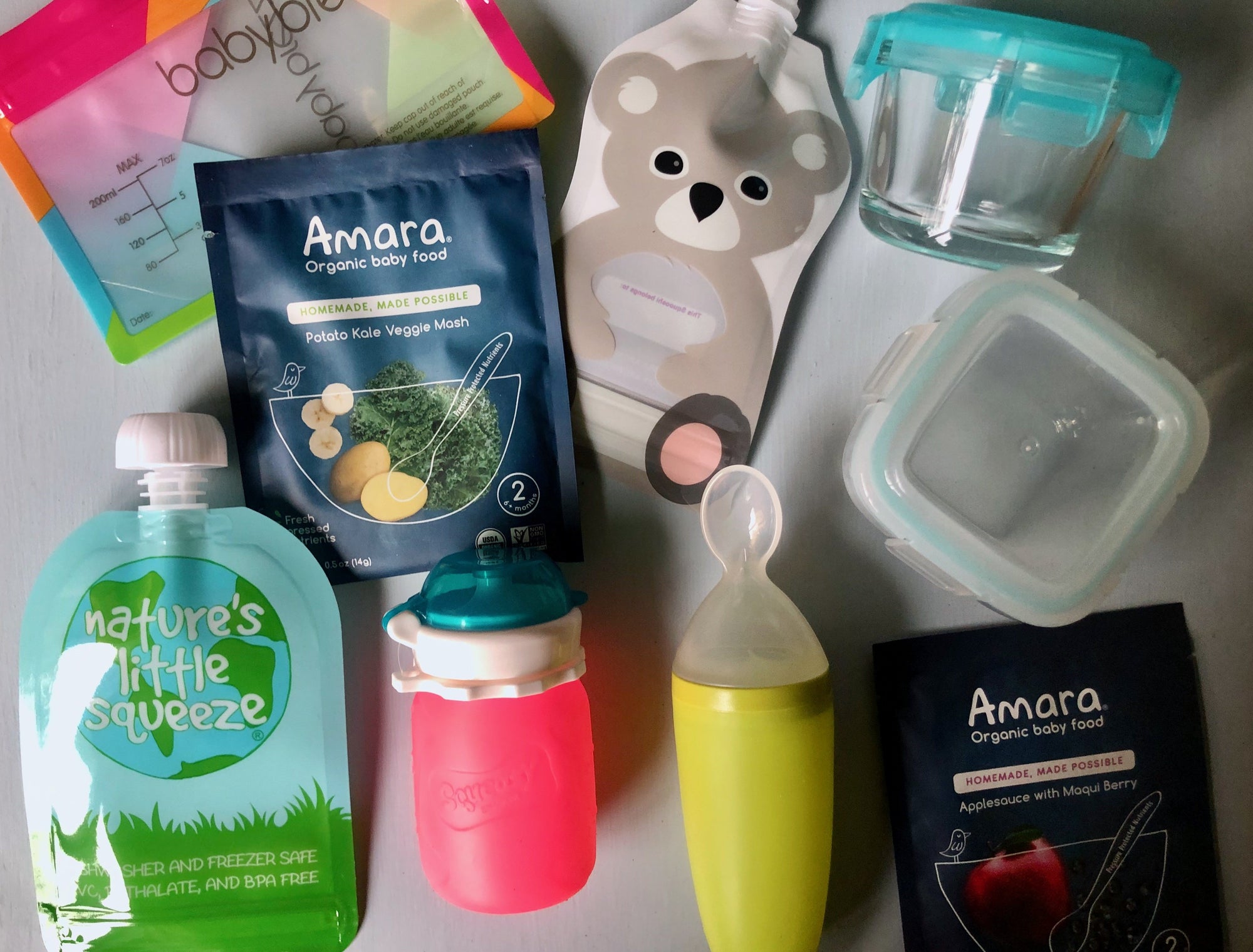 A Comparison Between Different Baby Food Storage Containers for Homemade Purees-Amara Organic Foods