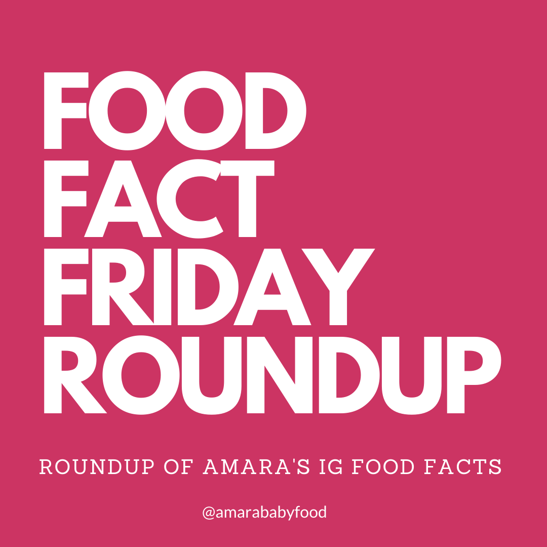 Amara Baby Food: Food Fact Friday New Year Roundup-Amara Organic Foods