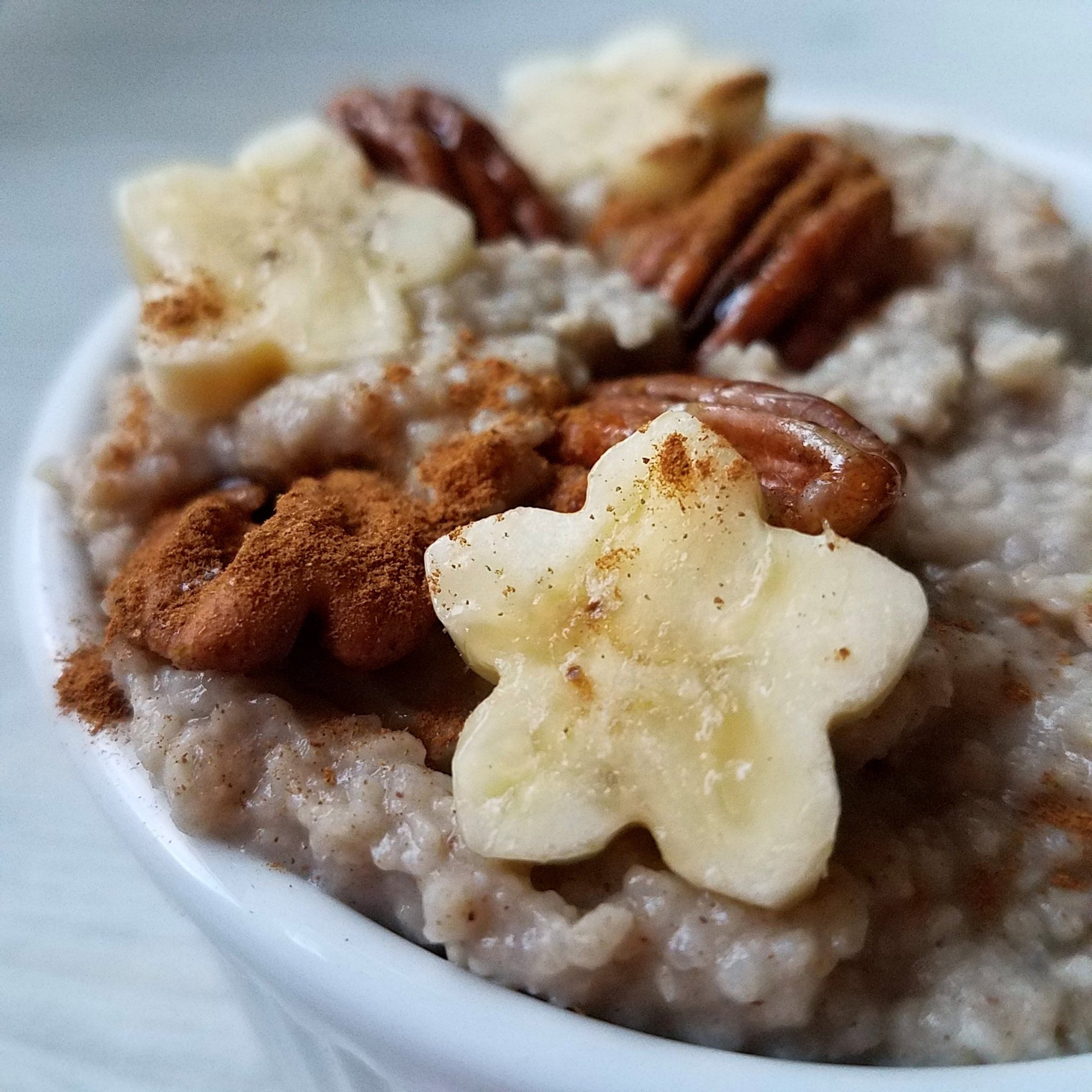 Cinnamon Banana Breakfast Porridge Recipe for Baby and Toddlers, and me!-Amara Organic Foods