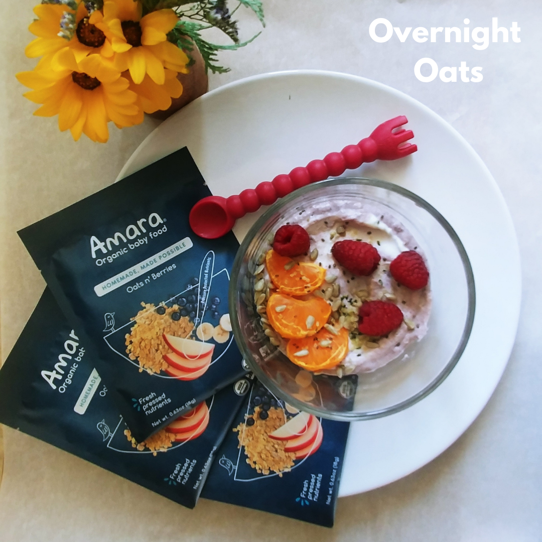 Toddler Overnight Oats-Amara Organic Foods