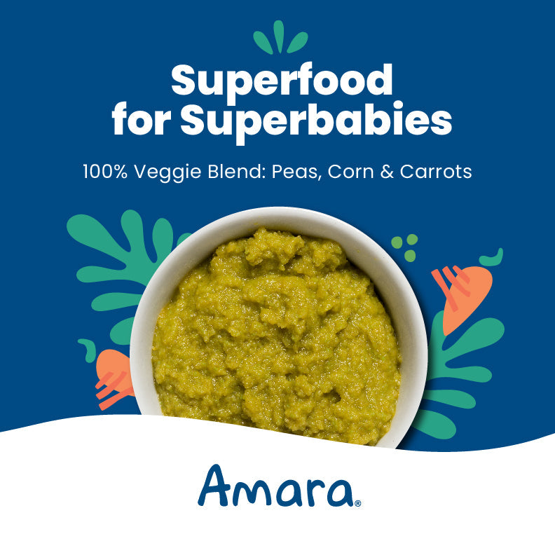 100% Veggie Blend: Peas, Corn &amp; Carrots