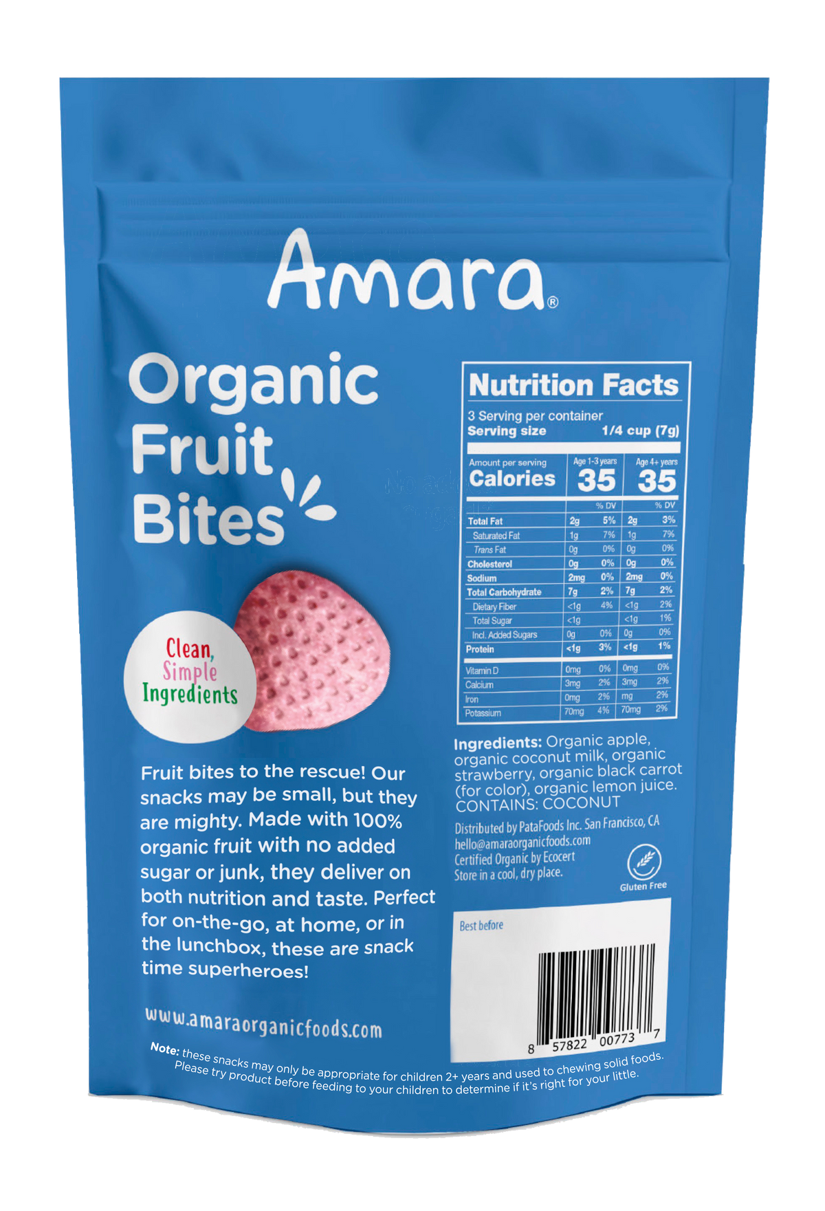 *NEW* Sweet Strawberry Organic Fruit Bites