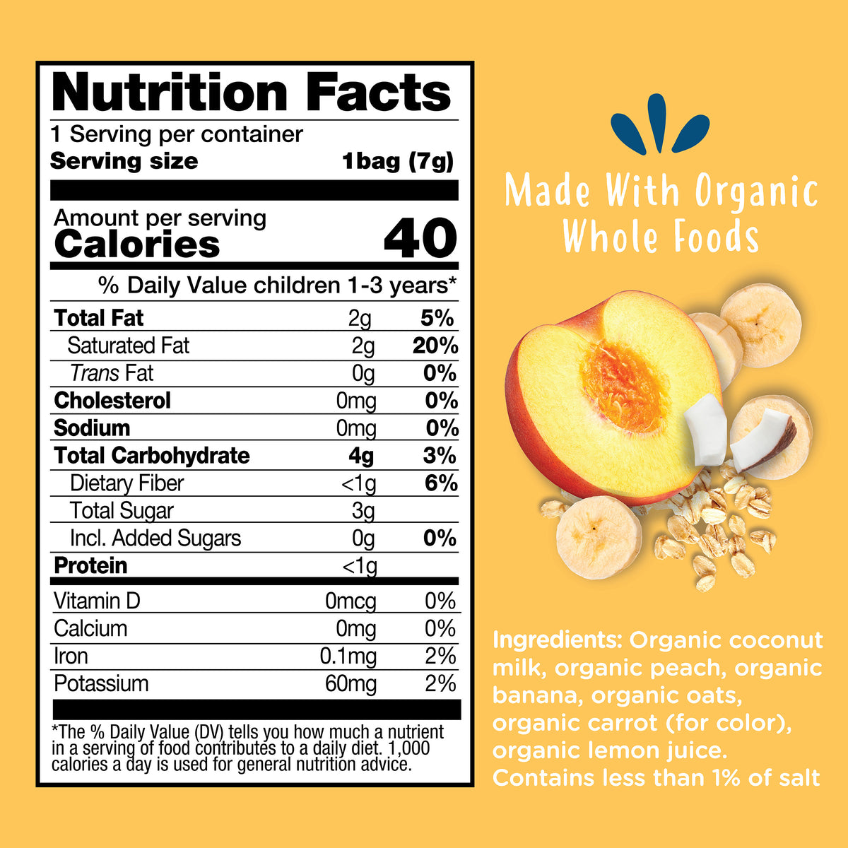 Peach Breakfast Oat Melts, 24 pack