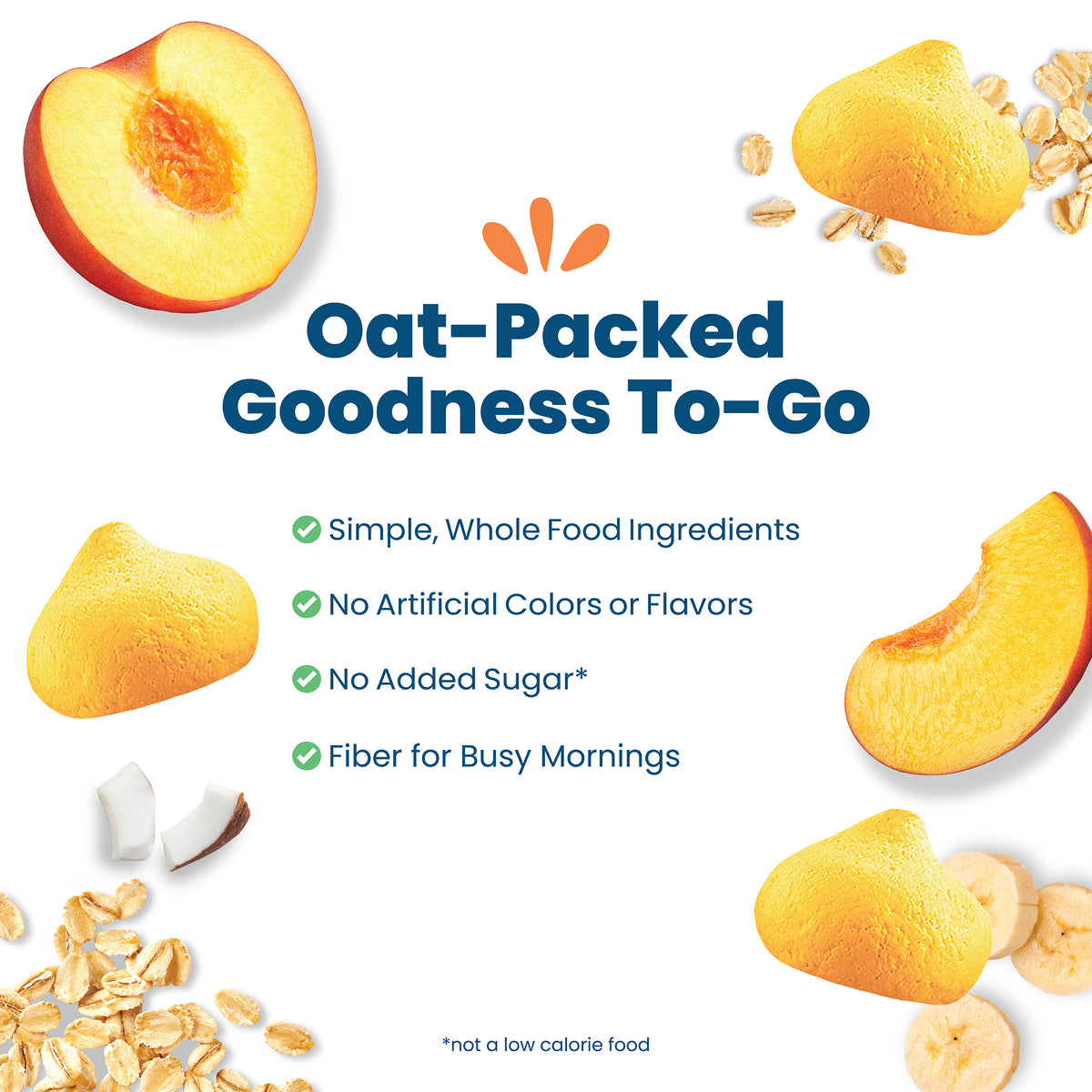 Peach Breakfast Oat Melts, Multipack