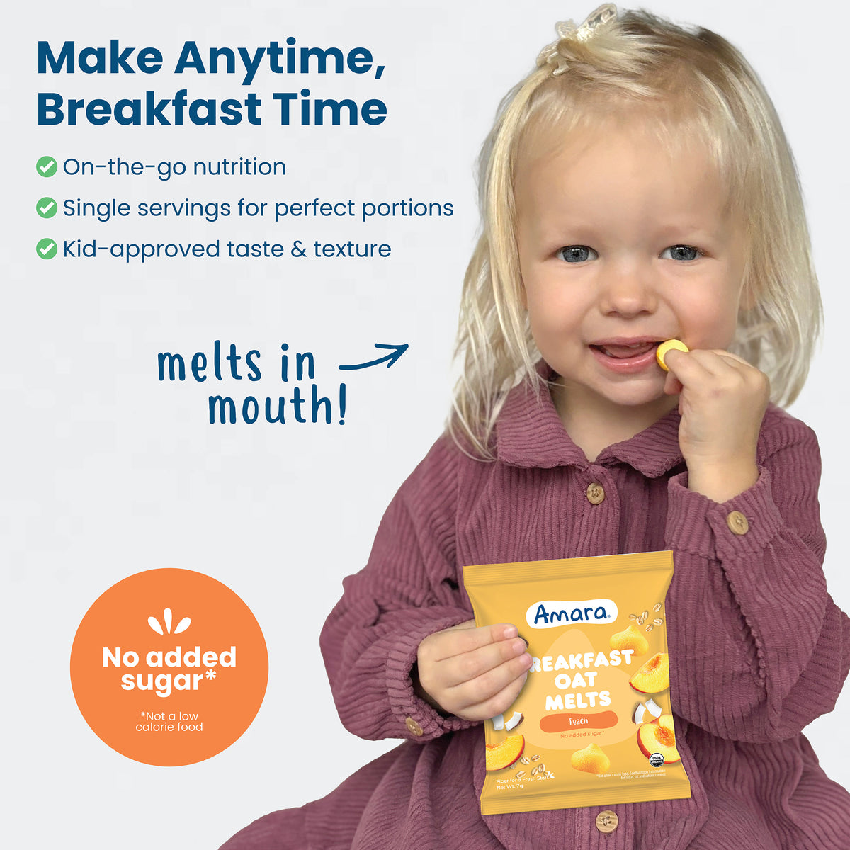 Peach Breakfast Oat Melts, Multipack