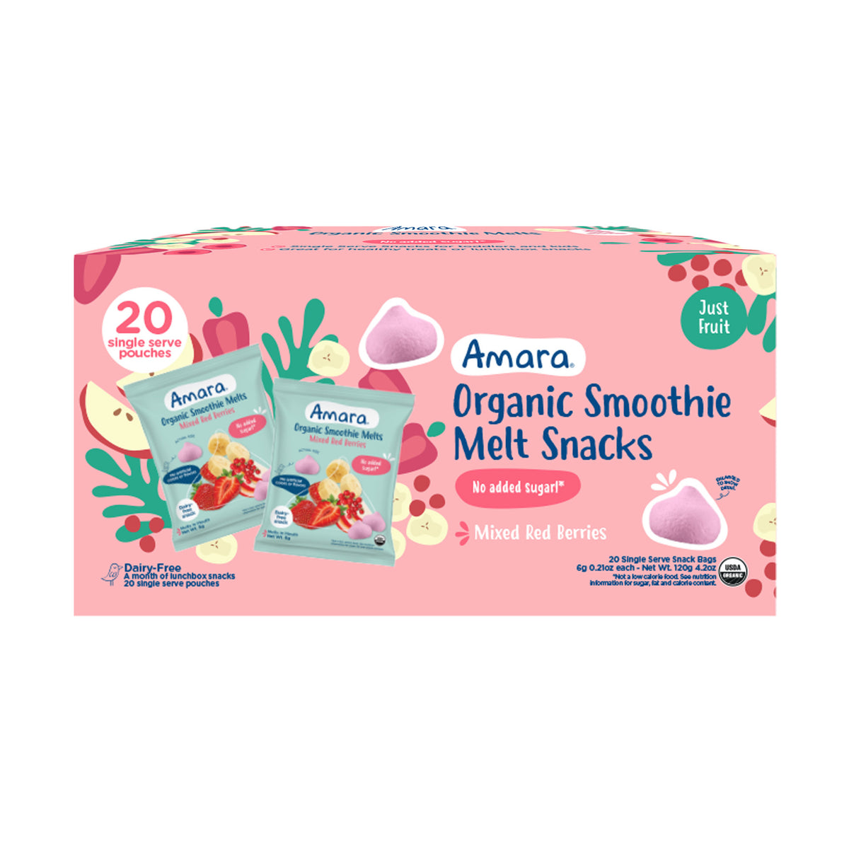 Single Serve Mixed Red Berries, 20ct