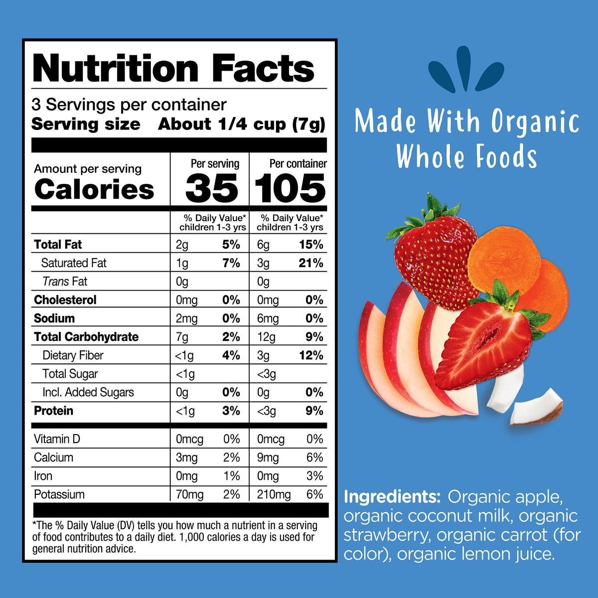 Sweet Strawberry Organic Fruit Bites