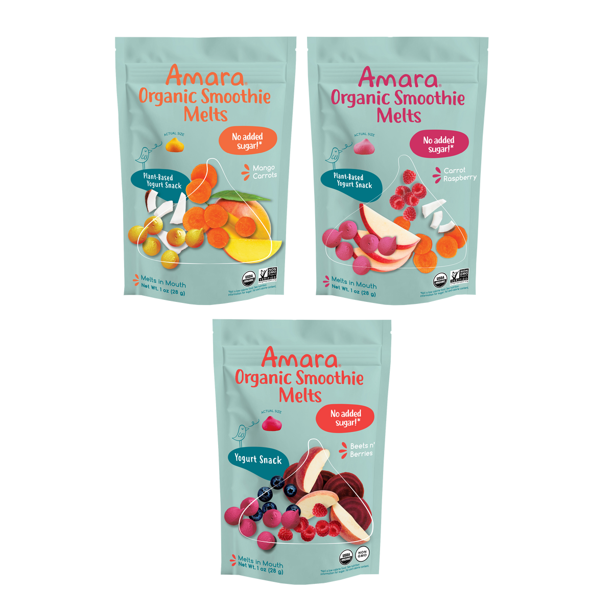 Sampler Smoothie Melts Snack Variety Pack