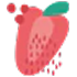 Sweet Strawberry Organic Fruit Bites Icon