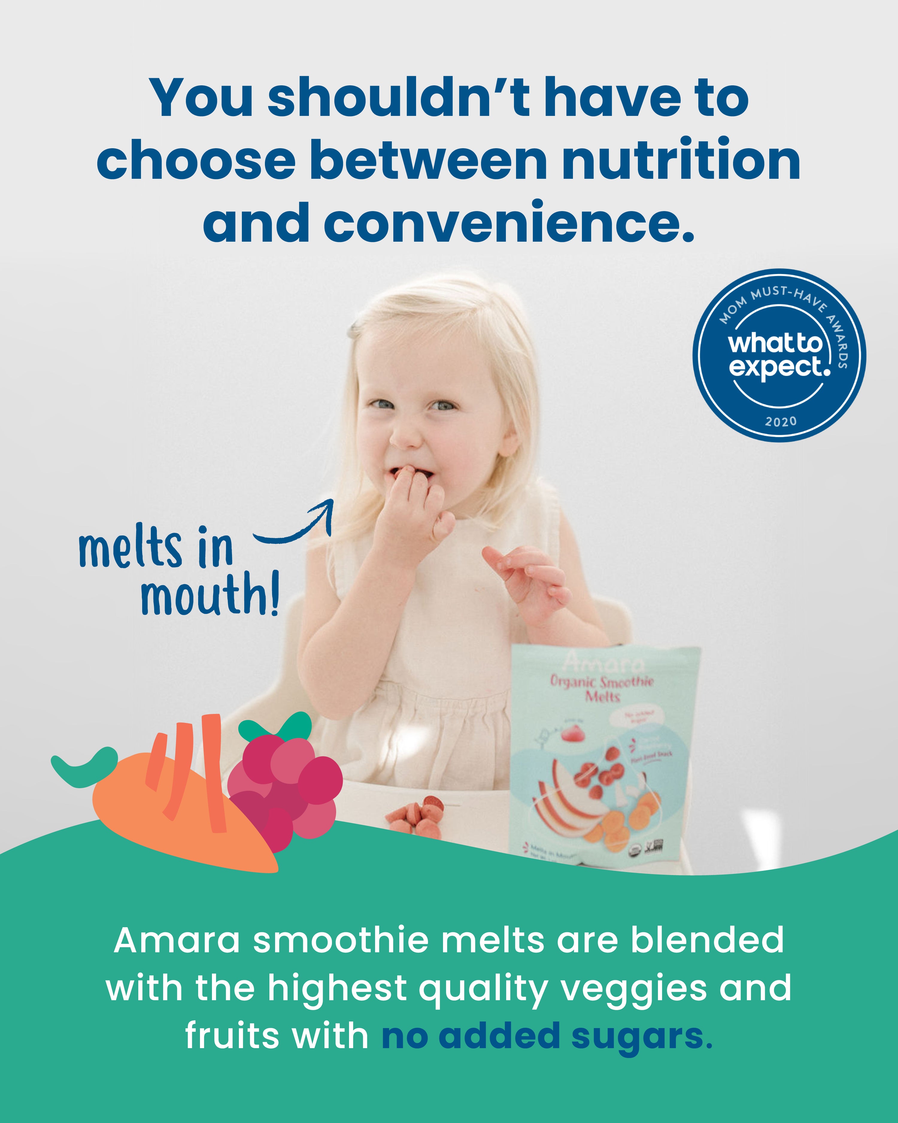 Plant-Based Smoothie Melt Variety Pack - Amara Organic Foods