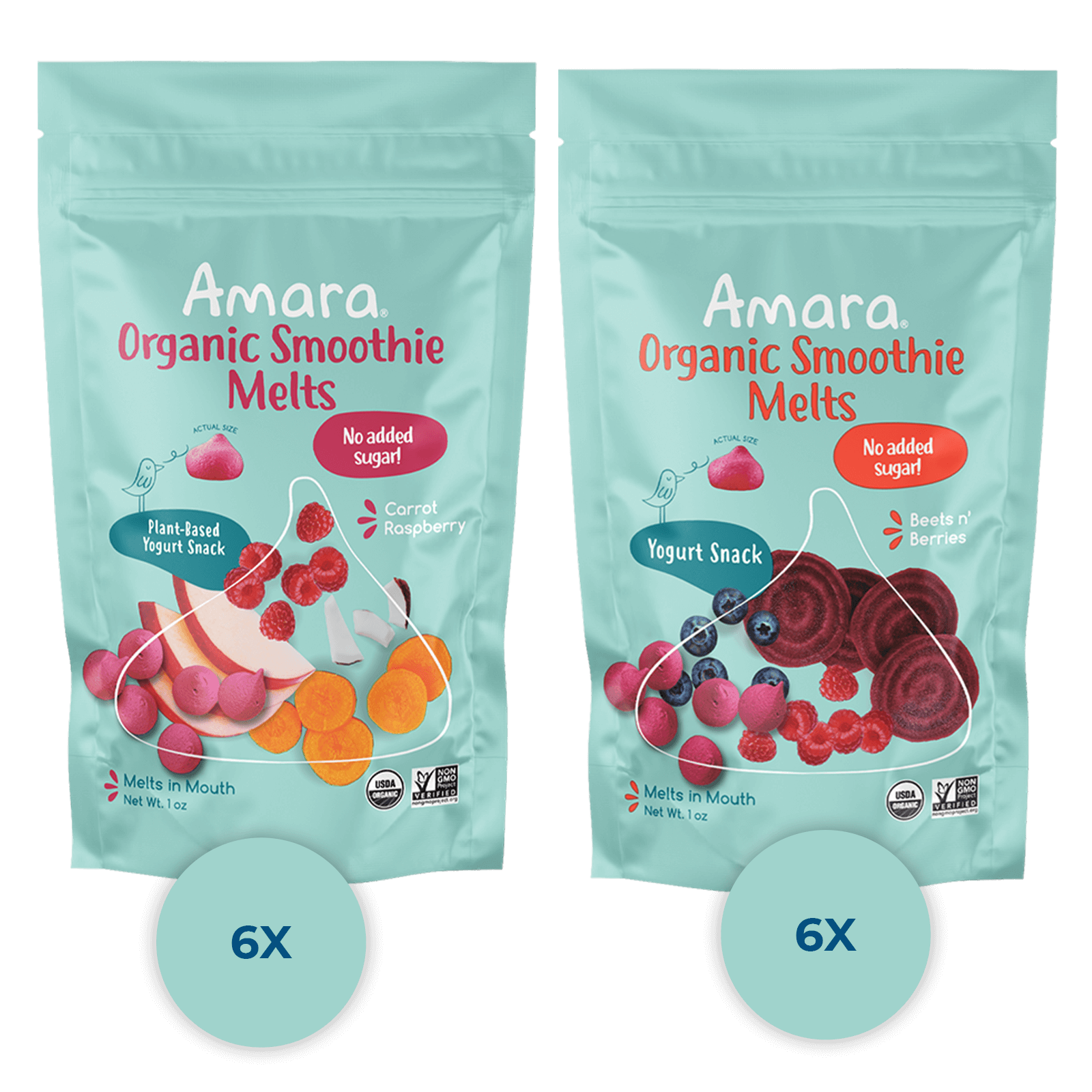 Berry Fun Yogurt Smoothie Melt Snack Variety Pack.