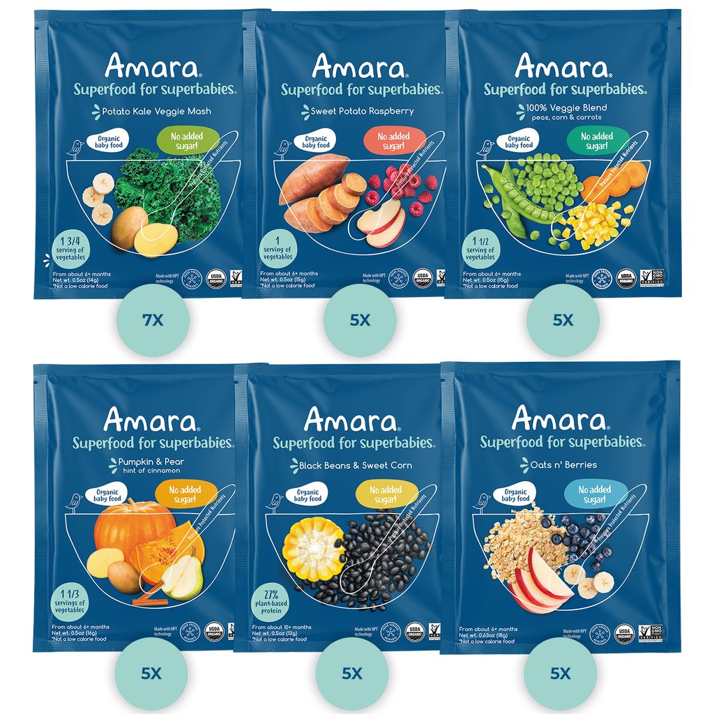 Amara Organic Baby Food Daycare Lunchbox Favorites - Amara Organic Foods