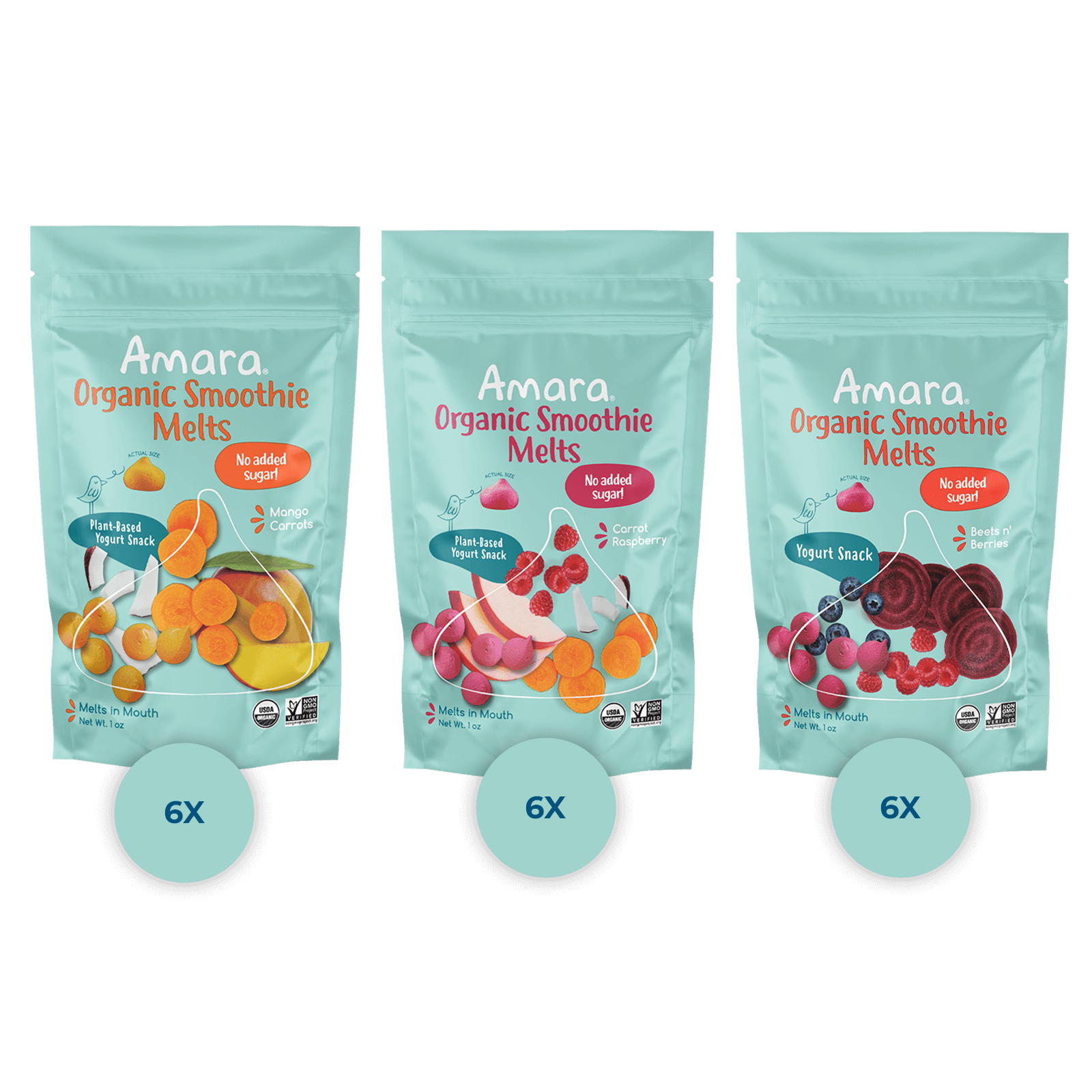 Sampler Smoothie Melts Snack Variety Pack.