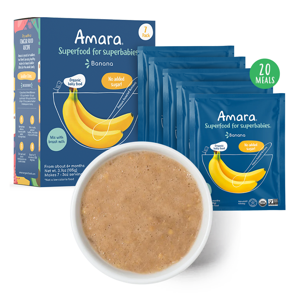 Best Organic Banana Baby Food, Gluten Free Pouches For Infants & Toddlers